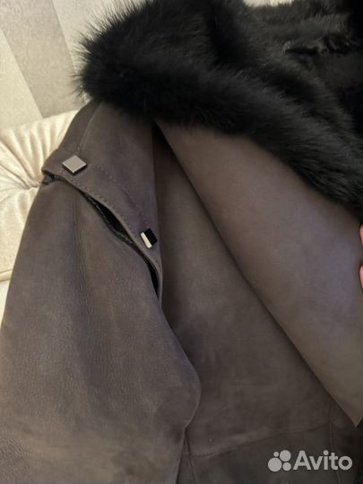 Дубленка 2 в 1 натуральная женская