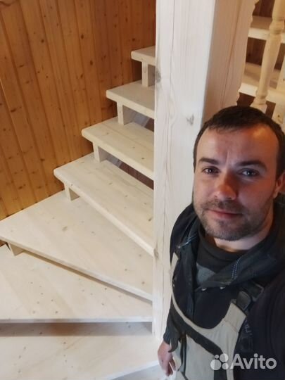 Деревянные межэтажные лестницы