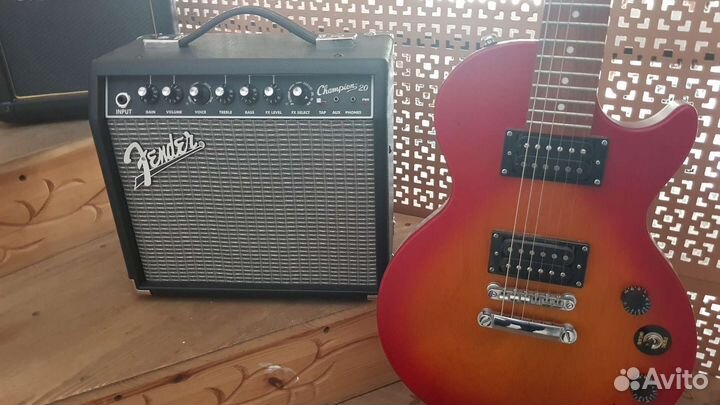 Новый) Fender Champion 20 комбик комбоусилитель