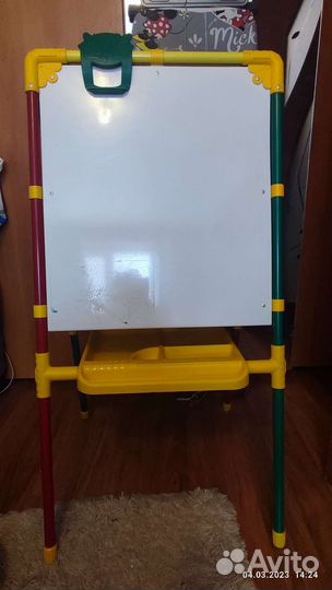 Мольберт детский двухсторонний