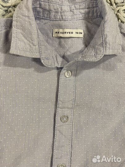 Рубашки детские на мальчика размеры с 74 по 98