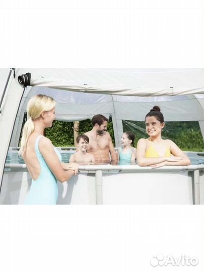 Купал шатёр для бассейна