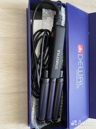 Плойка тройная для волос