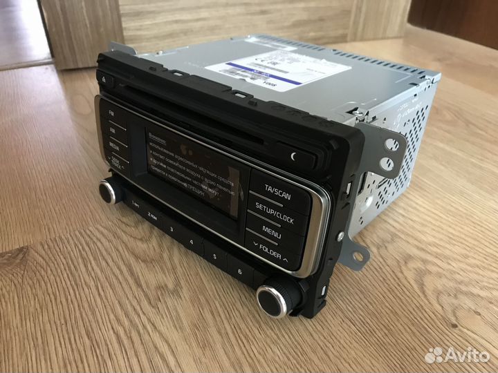 Новая штатная магнитола Kia Rio III рестайлинг