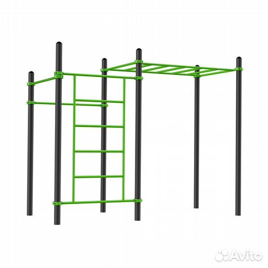 Воркаут (3 перекладины, шведская стенка) W218