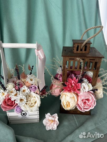 Мыльные цветы