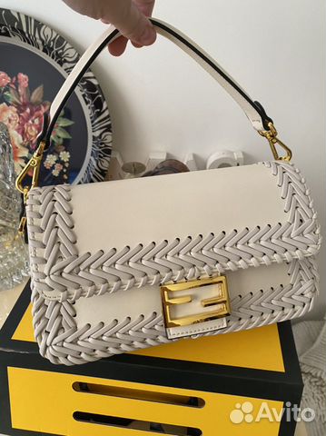 Сумка женская натуральная кожа fendi