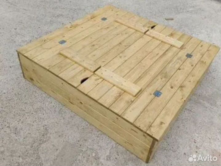 Песочница деревянная детская