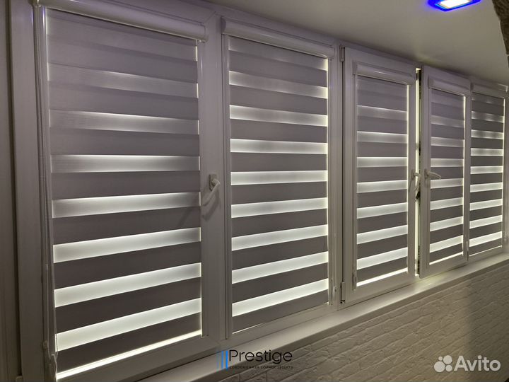 Рулонные шторы и Жалюзи День ночь