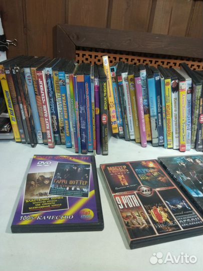 50 двд дисков фильмы и мультфильмы