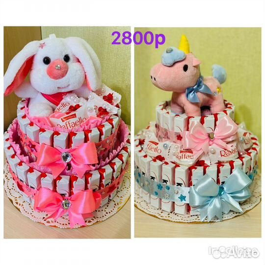 Букет/торт из киндер-сладостей