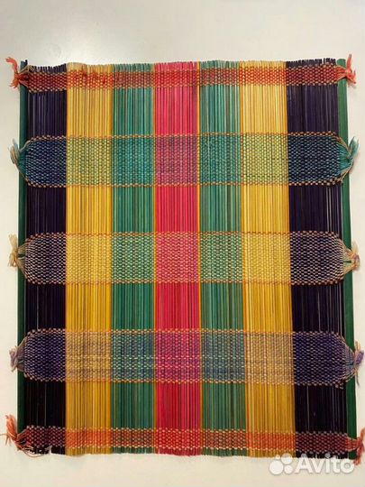 Салфетка соломенная винтаж