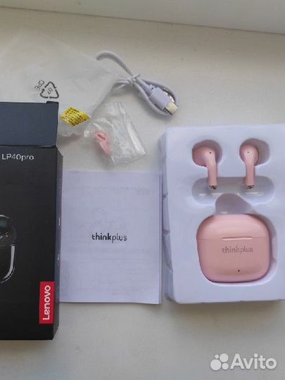 Беспроводные наушники Bluetooth Lenovo LP40pro