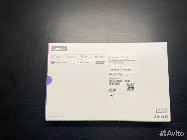 Планшет Lenovo tab m10 fhd plus