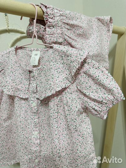 Блуза и шорты h&m 86 (12-18 мес)