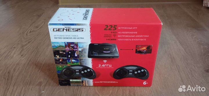 Игровая приставка retro genesis HD ultra 225 игр