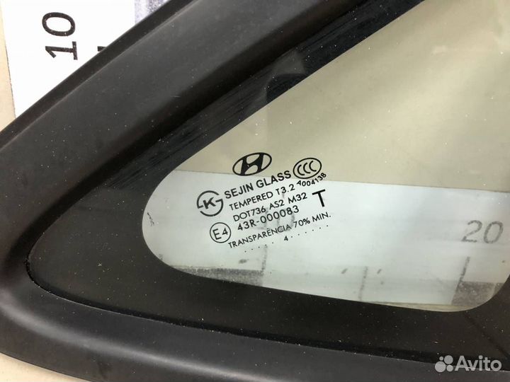 Стекло кузовное глухое правое Hyundai ix35 LM 2010