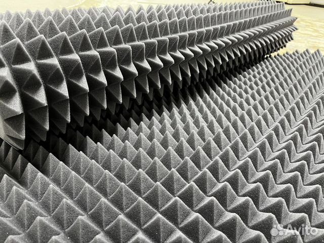 Акустический поролон различных форм (1х2м)