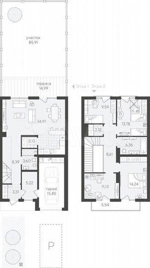 4-к. квартира, 144,8 м², 1/1 эт.