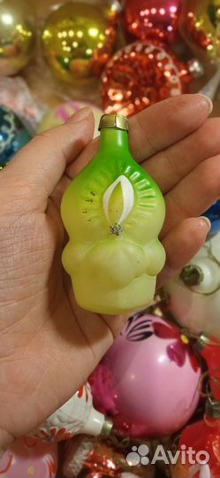 Елочные игрушки СССР (стекло)