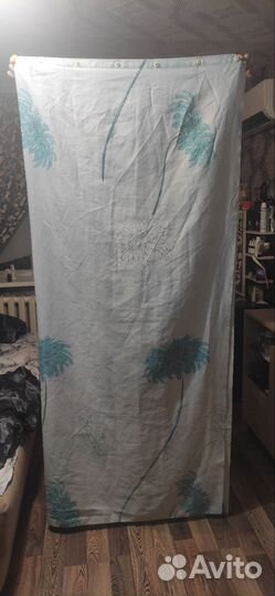 Штора для ванной тканевая