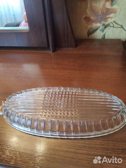 Селедочница стекло СССР