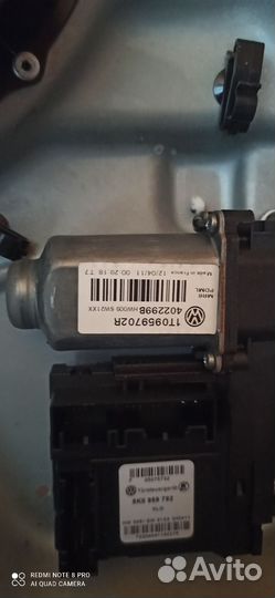 Стеклоподъемник передний левый Шкода Октавия а 5