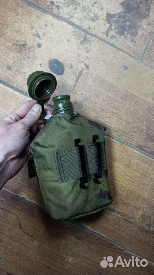 Фляга армейская тактическая камуфляж, новая