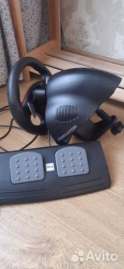 Игровой руль с педалями для пк