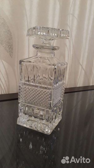 Штоф хрустальный богемия