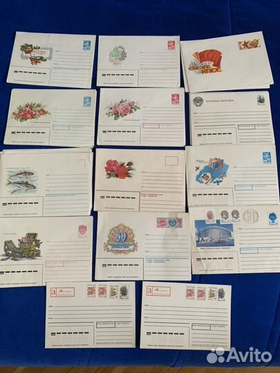 Карточка, конверт почтовый СССР