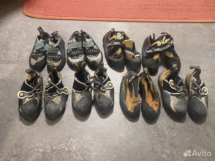 Скальники la sportiva, scarpa, five ten