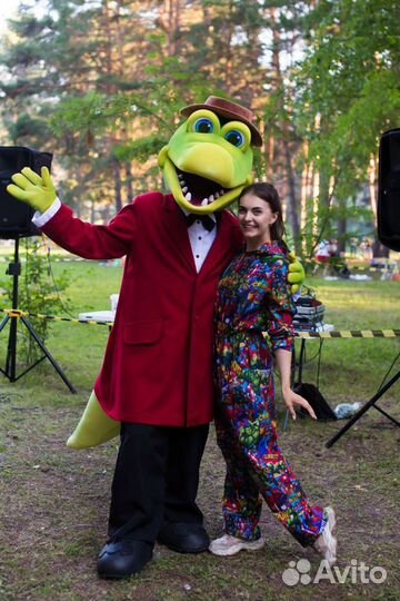 Ростовая кукла Крокодил аниматор на праздник