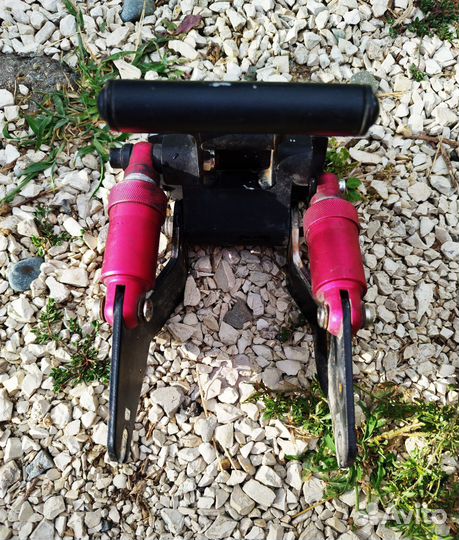 Задняя вилка маятник с амортизаторами Kugoo X1