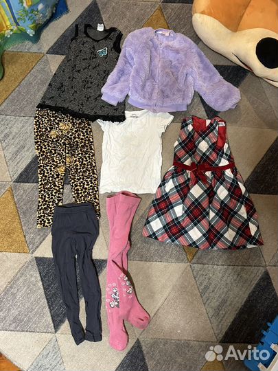 Вещи пакетом для девочки 98 104
