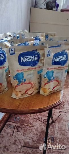 Молочные каши нестле