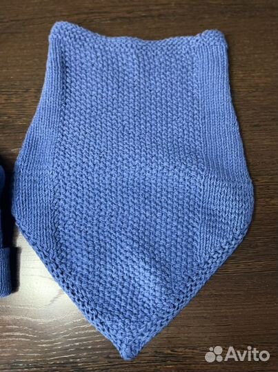 Вязаный комплект Шапка, снуд