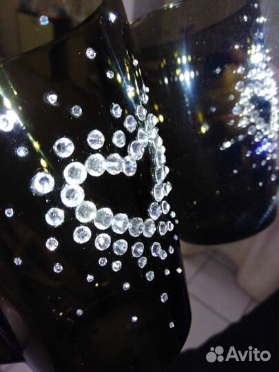 Кружка со стразами