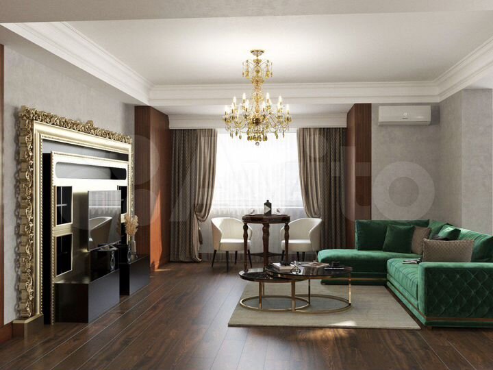 3-к. апартаменты, 136 м², 5/9 эт.