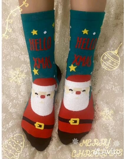 Новогодние носки