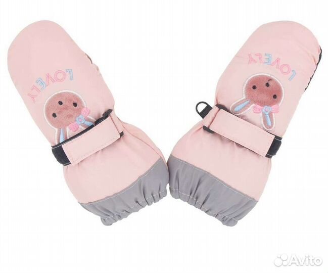 Варежки краги зимние для девочки новые