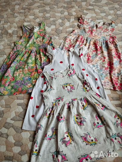 Вещи для девочки пакетом 98