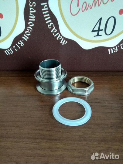 Врезка в куб кламп 1.5- резьба