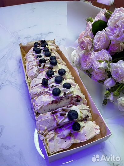 Меренговый рулет