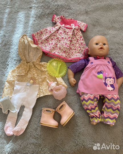 Кукла baby annabell девочка