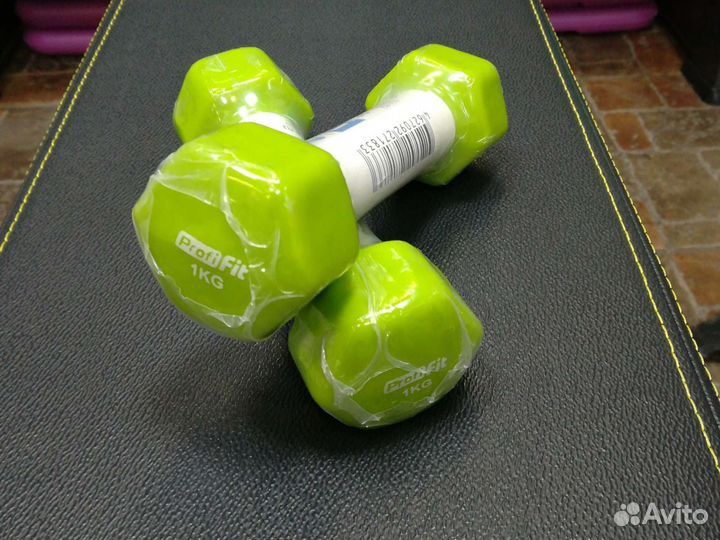 Виниловые гантели Profi-Fit 0.5 до 5