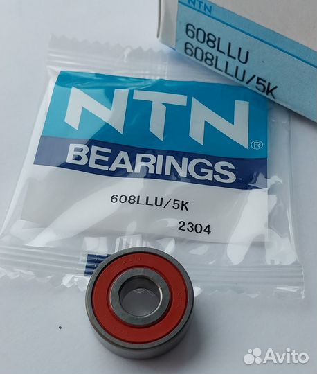 608 2RS (LLU), подшипник NTN (Оригинал - Япония)