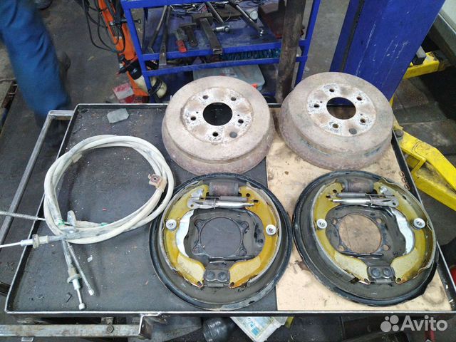 Комплект задней тормозной системы на ниссан жук
