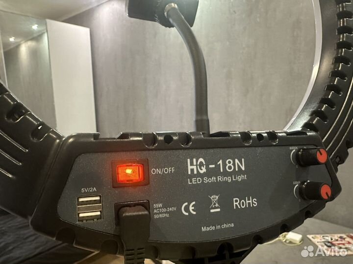 Кольцевая лампа HQ 18N LED Soft Ring Light