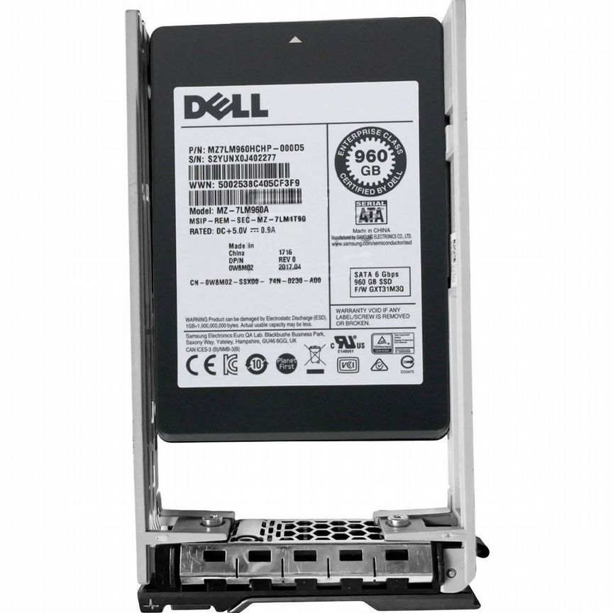 [W8M02] Жесткий Диск Dell 960gb Sata3 2,5" Ssd W8m02